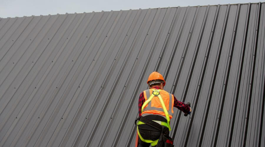 Professional metal roof installation in Charlotte, IA